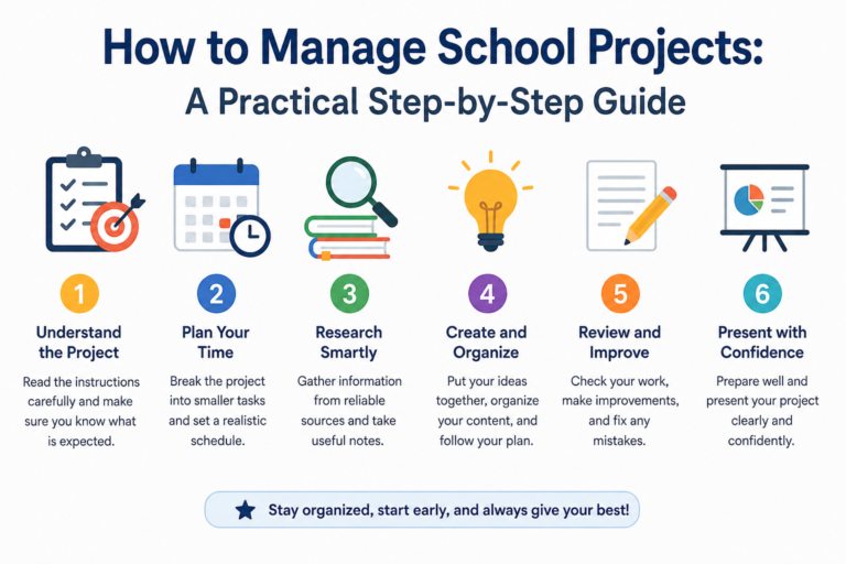 How to Manage School Projects A Practical Step-by-Step Guide